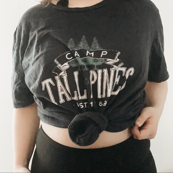 Tops - “Camp Tall Pines” Tied-Up Tee